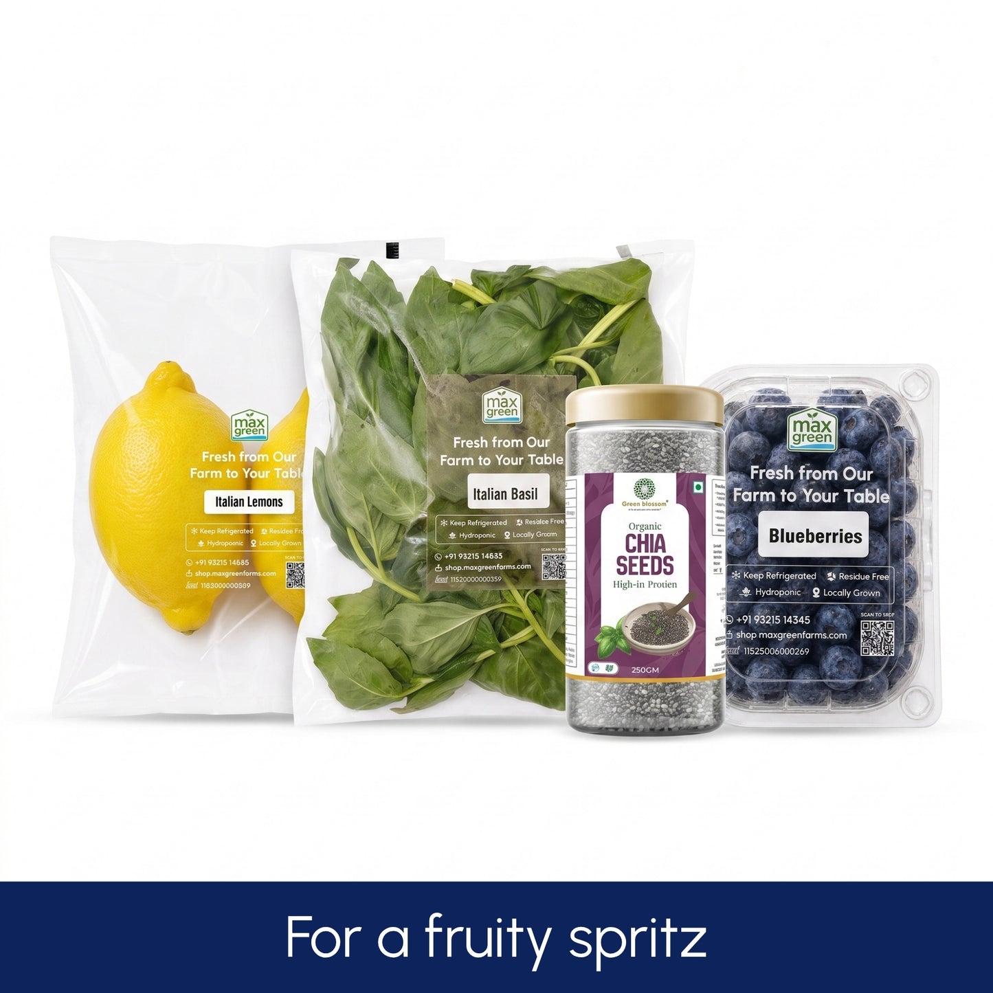 Blueberry Basil Spritz Kit