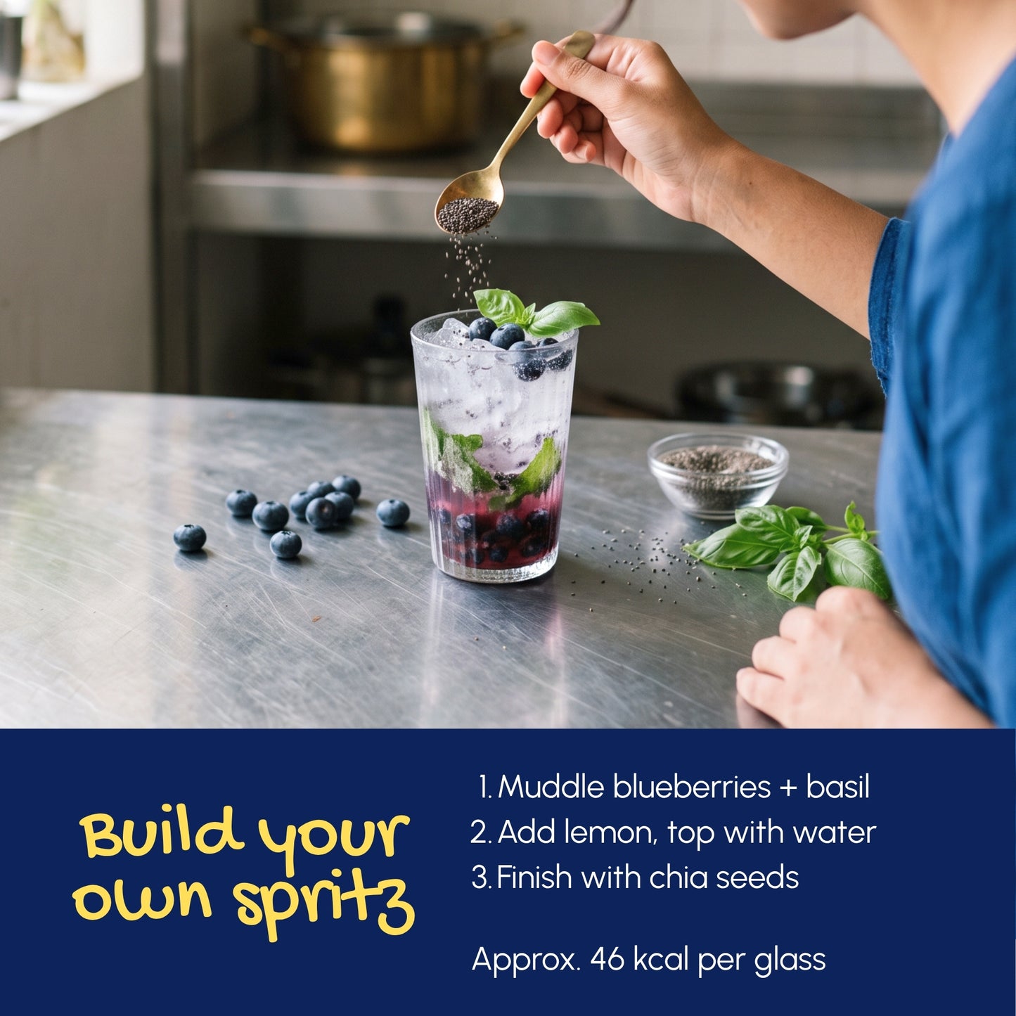 Blueberry Basil Spritz Kit