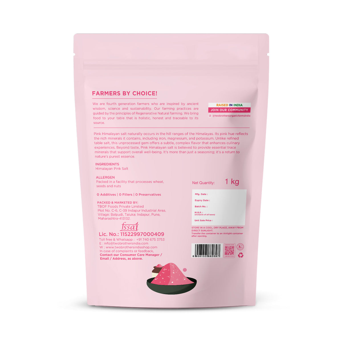 Pink Himalayan Rock Salt (1 kg)