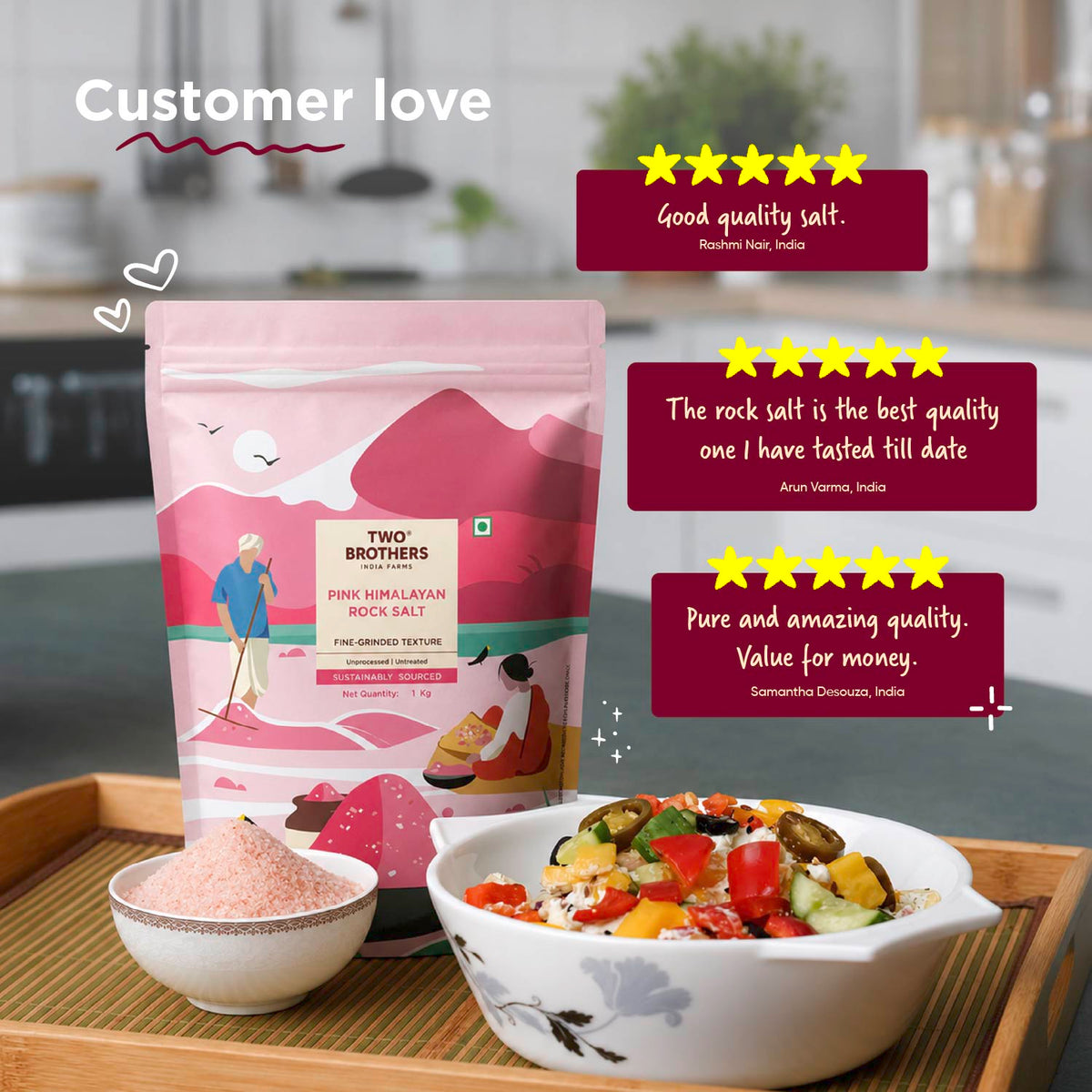 Pink Himalayan Rock Salt (1 kg)