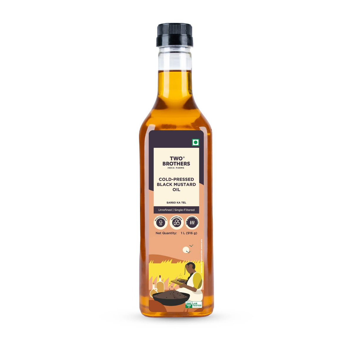 Cold-Pressed Mustard Oil (1 L)