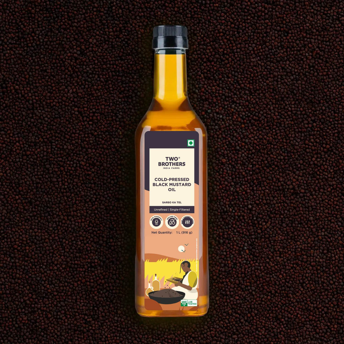 Cold-Pressed Mustard Oil (1 L)