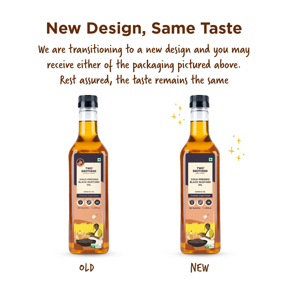 Cold-Pressed Mustard Oil (1 L)