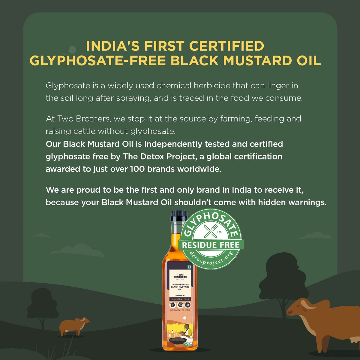 Cold-Pressed Mustard Oil (1 L)