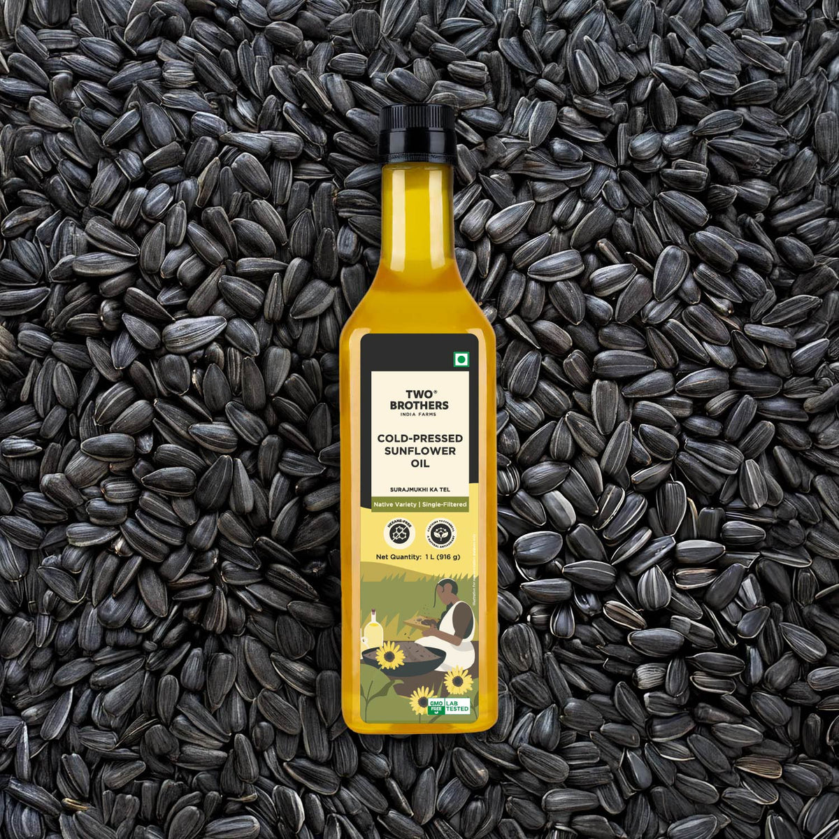 Cold-Pressed Sunflower Oil (1 L)