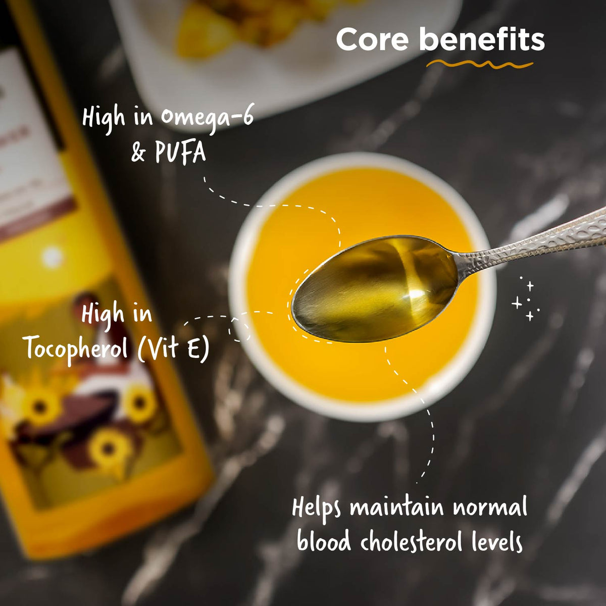 Cold-Pressed Sunflower Oil (1 L)
