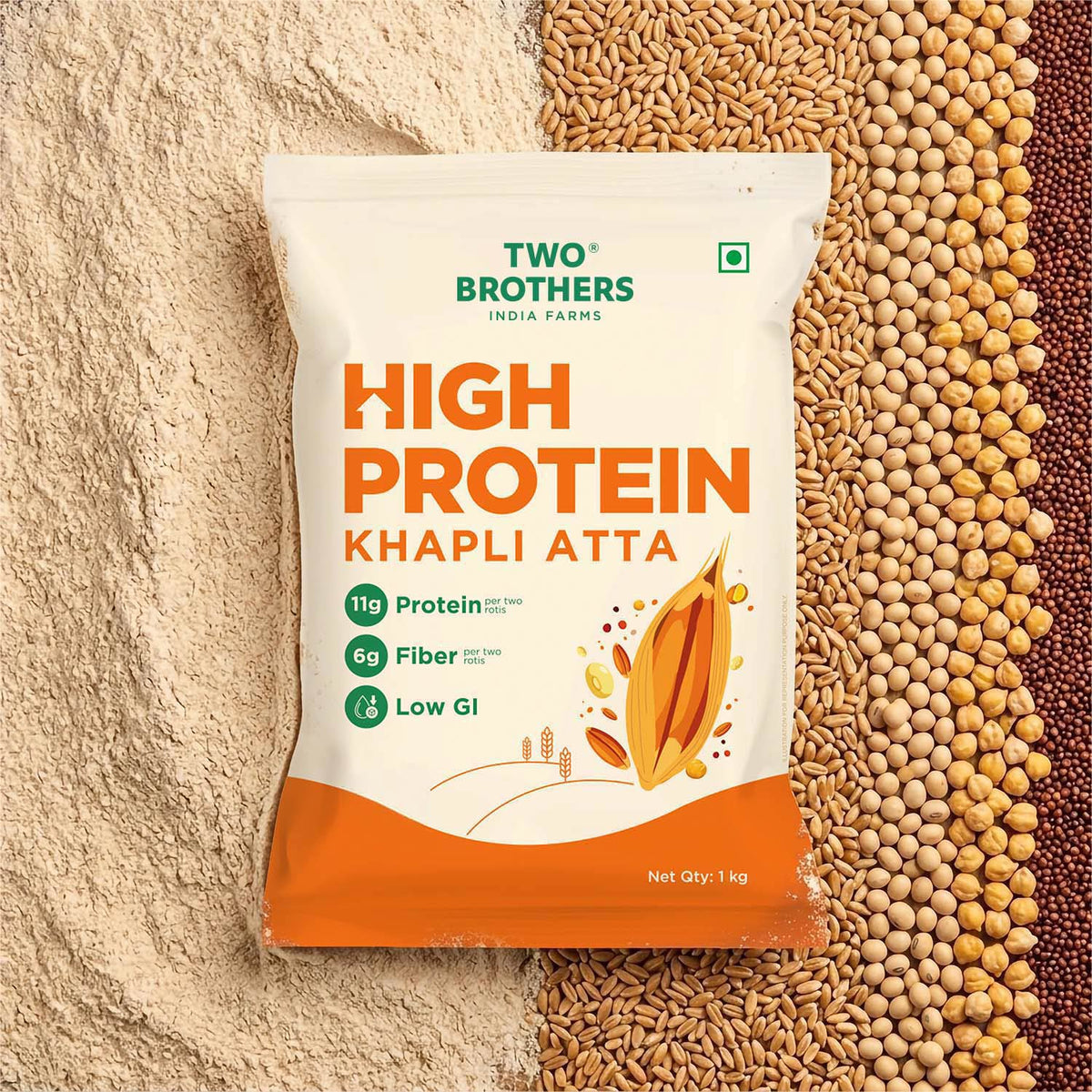 Khapli Protein Atta (1 kg)