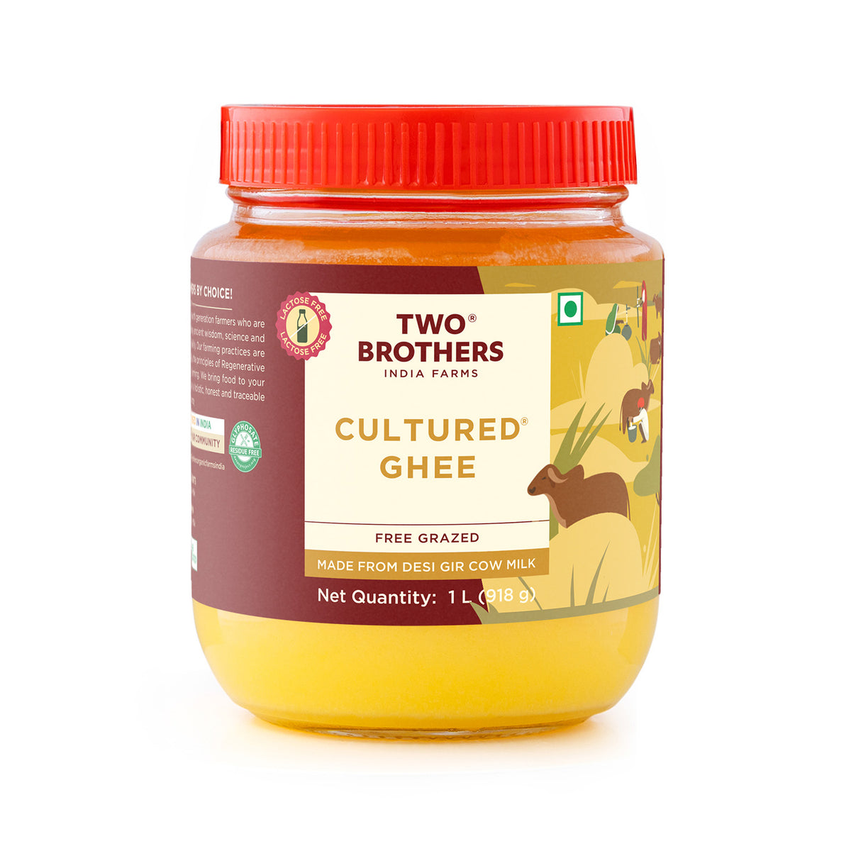Desi Gir Cow Cultured Ghee (Bilona)