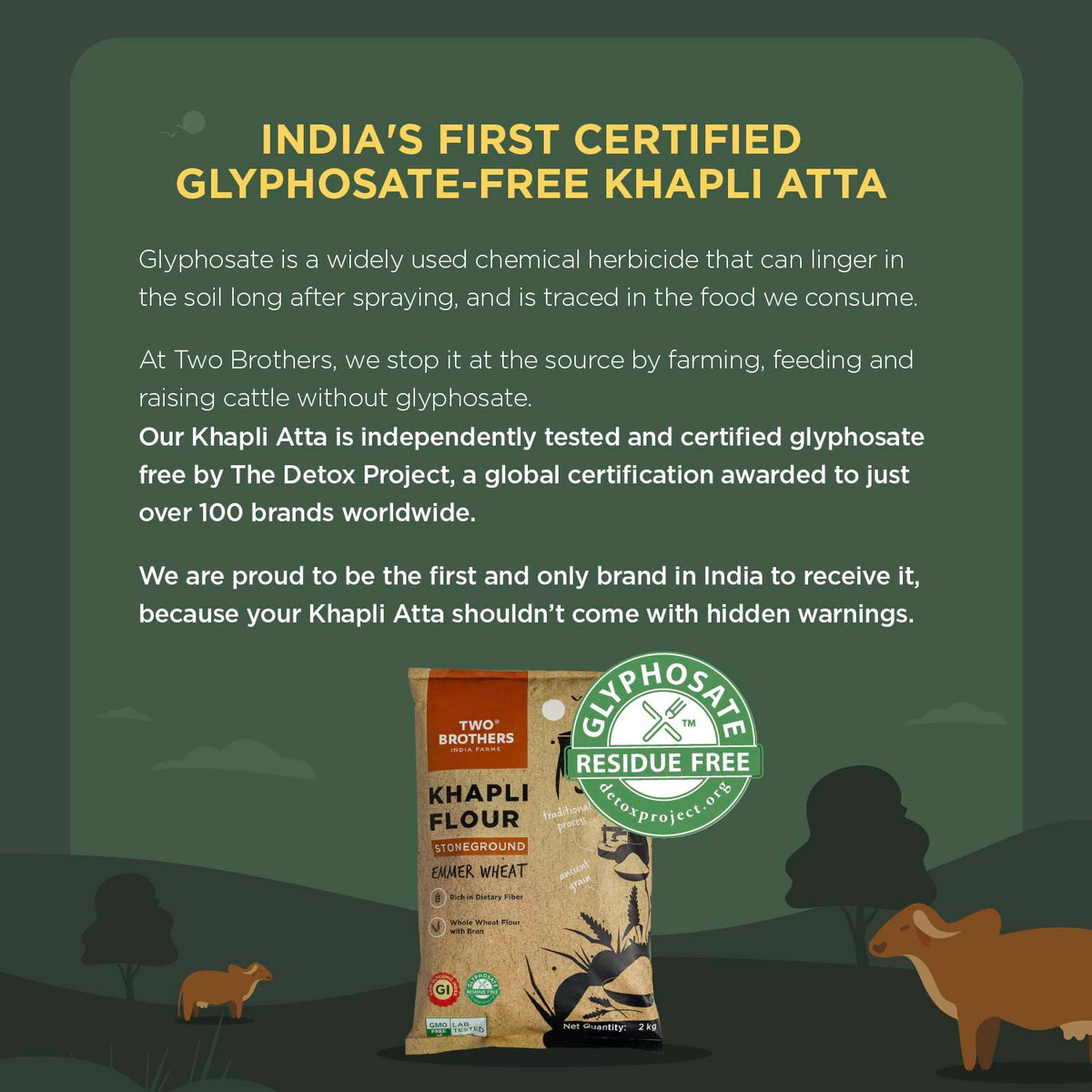 Khapli Wheat Atta (1 kg)