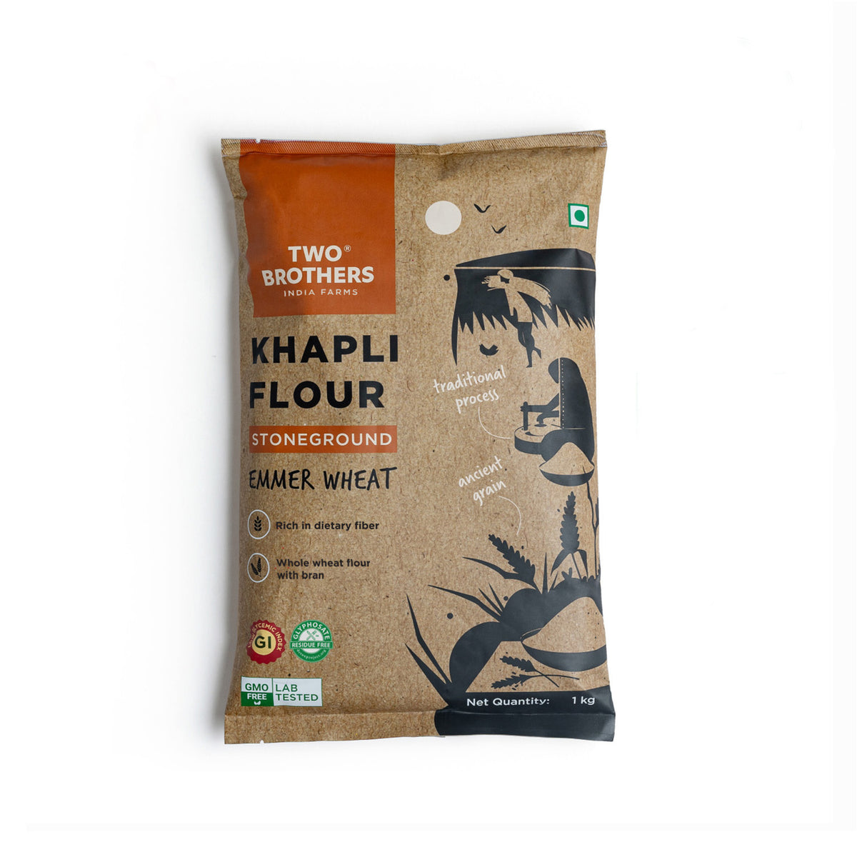 Khapli Wheat Atta (1 kg)