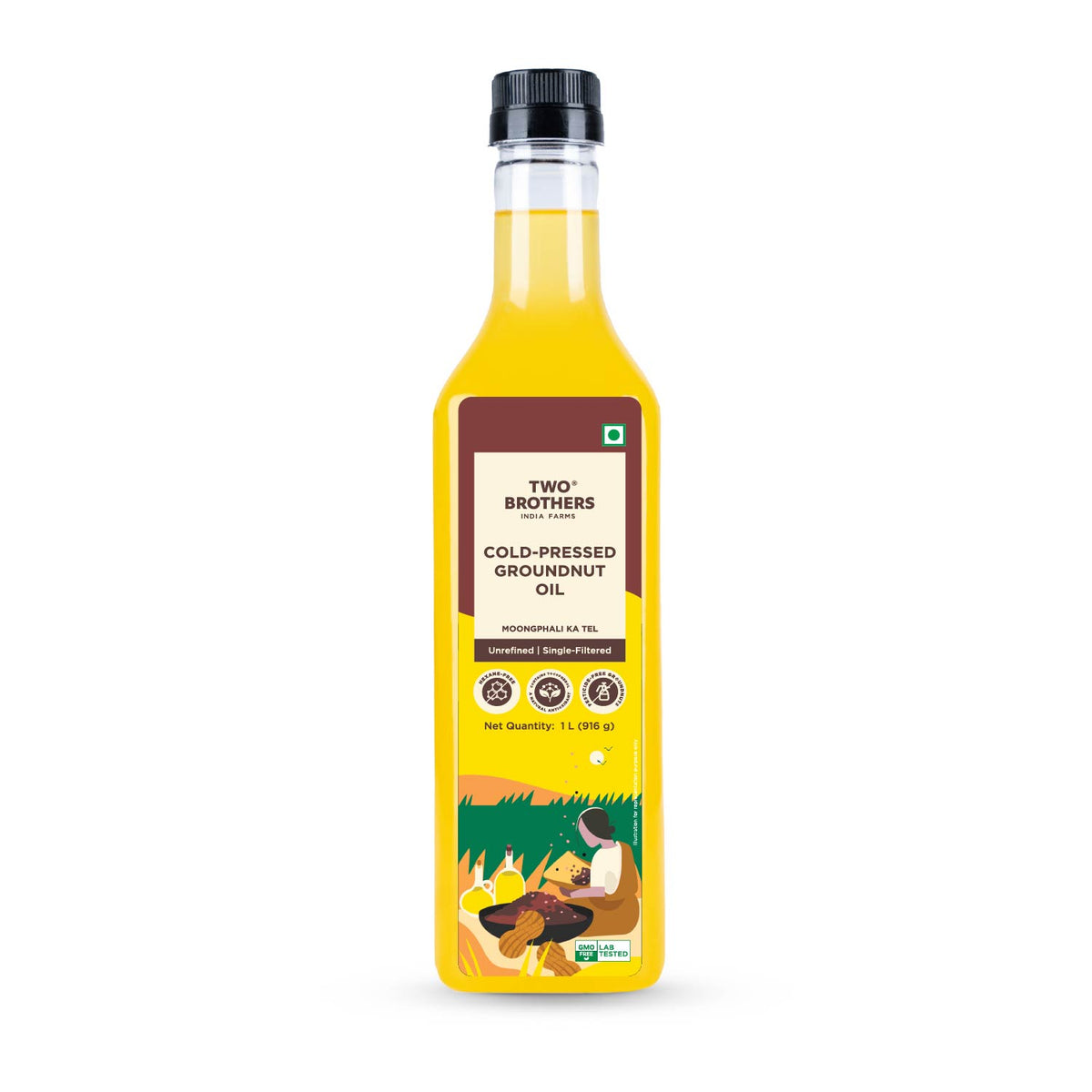 Cold-Pressed Groundnut Oil (1 L)
