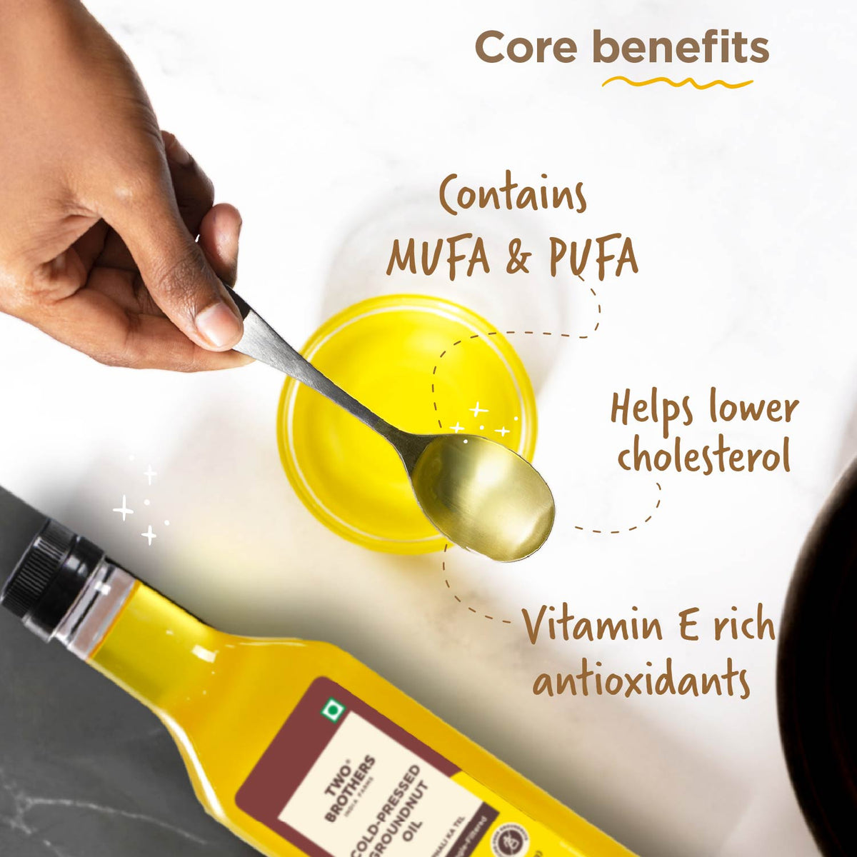 Cold-Pressed Groundnut Oil (1 L)