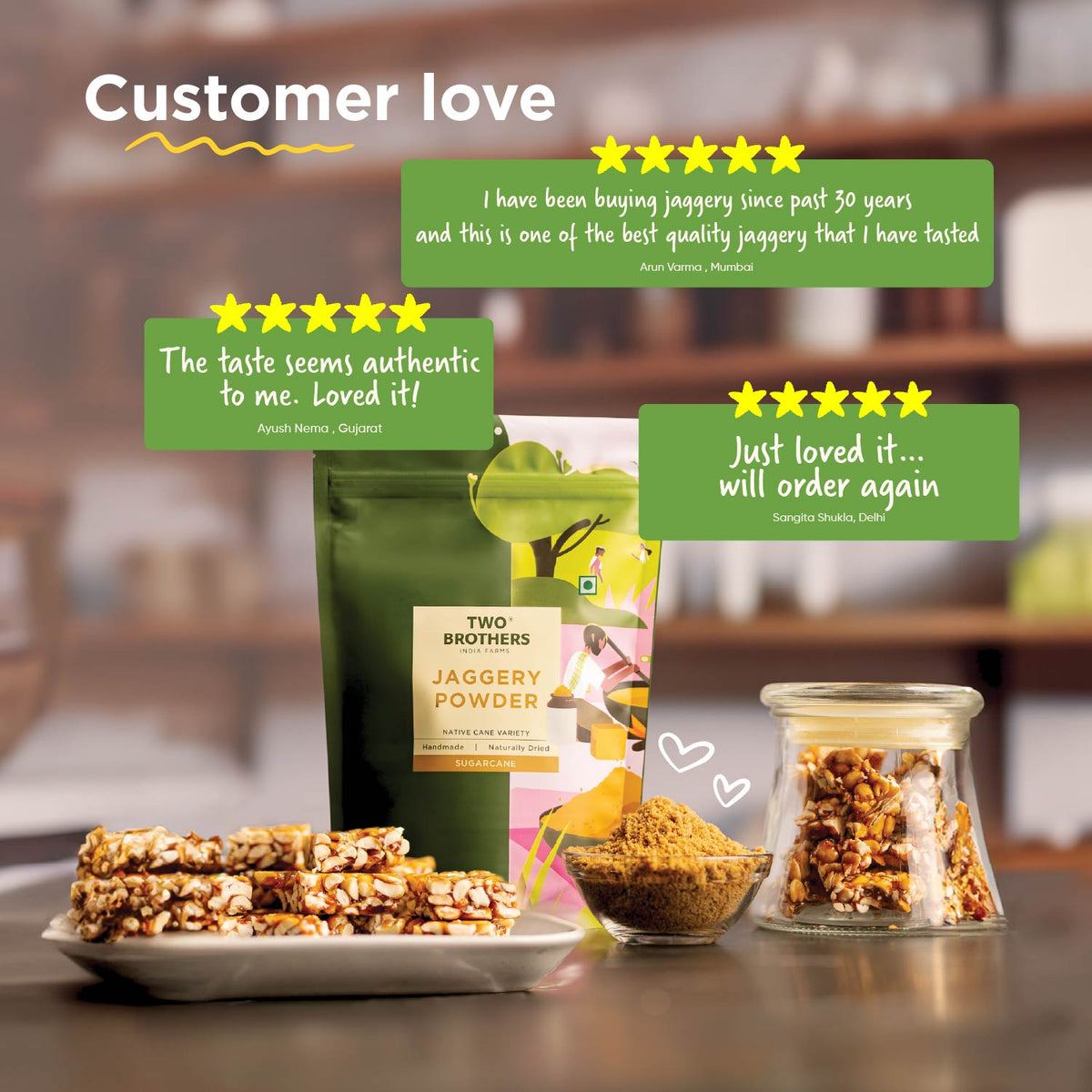 Sugarcane Jaggery Powder (500 g)