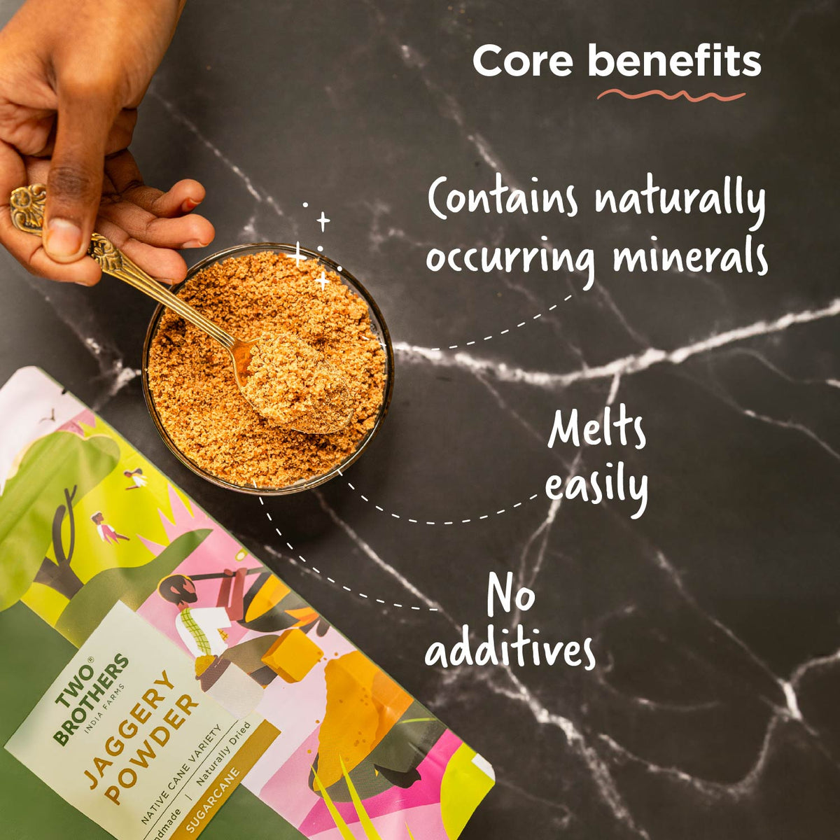 Sugarcane Jaggery Powder (500 g)