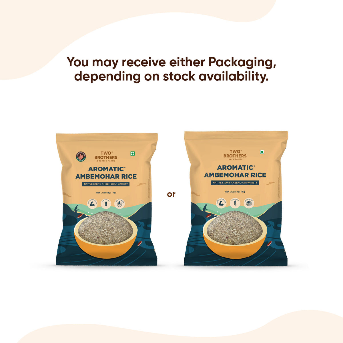 Stony Ambemohar Unpolished Rice (1 kg)
