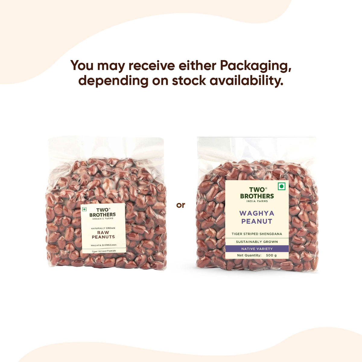 Raw Waghya Peanuts (500 g)
